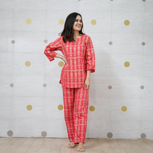 BUTTA PYJAMA SET COTTON FABRIC